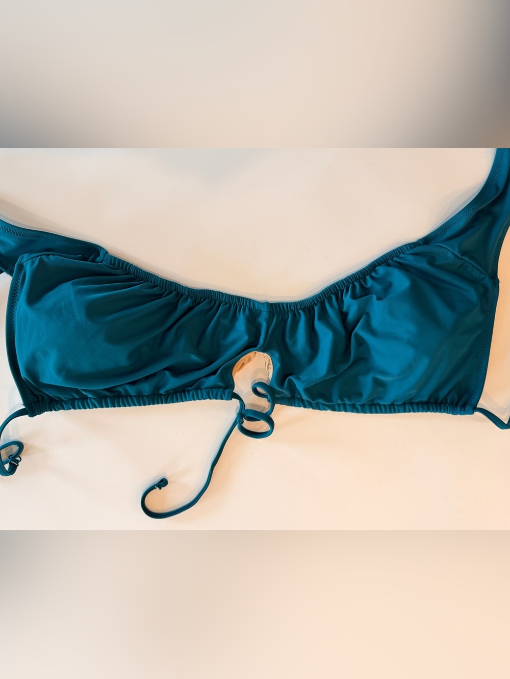 Old Navy Teal Stretch bikini 2 piece skort XL - Picture 10 of 13